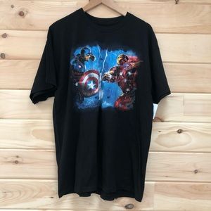 NWT Marvel Civil War Captain America & Iron Man